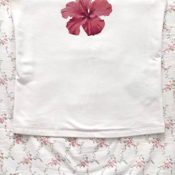 Wild Fable hibiscus print tube top - Picture 4 of 6